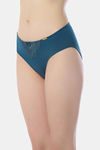 Amante Low Rise Three-Fourth Coverage Bikini Panty - Gebralta Blue — thumbnail 2